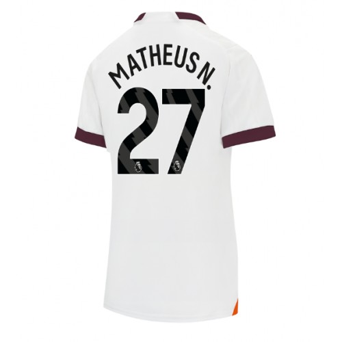 Dámy Fotbalový dres Manchester City Matheus Nunes #27 2023-24 Venkovní Krátký Rukáv